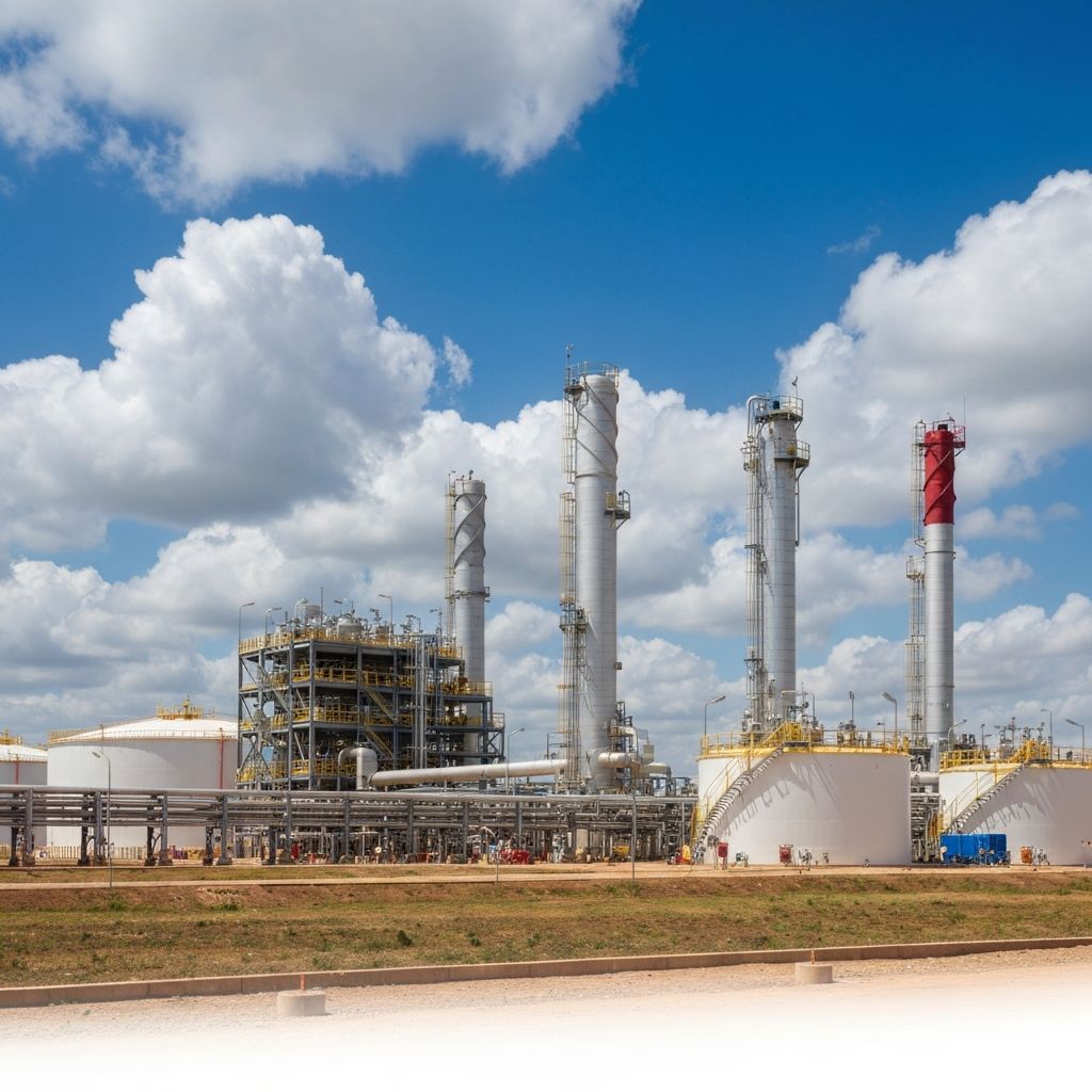 Usine de traitement de gaz