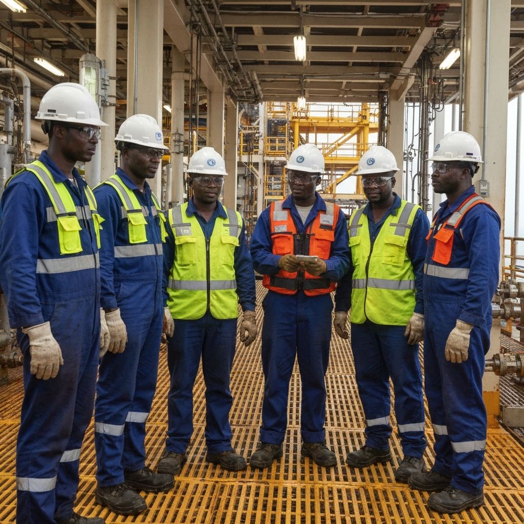 Équipe du secteur pétrolier